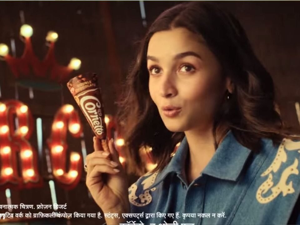 Cornetto Advertisement Actress